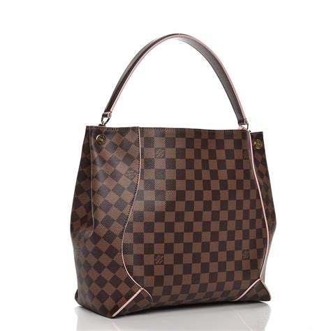 louis vuitton damier ebene rose ballerine